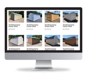 Shed Dealer and Builder Website Design
